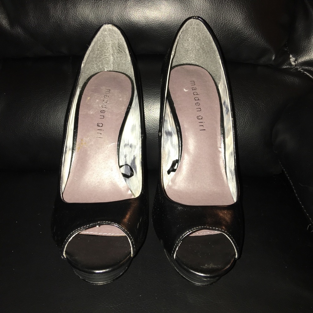 New black madden girl heels